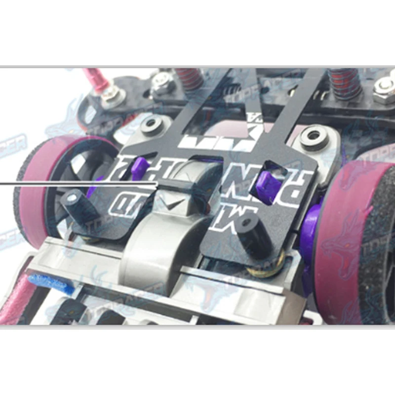Оригинальные Углеродные детали tamiya 15495 15497 CNC для шасси MS/MSL передний средний