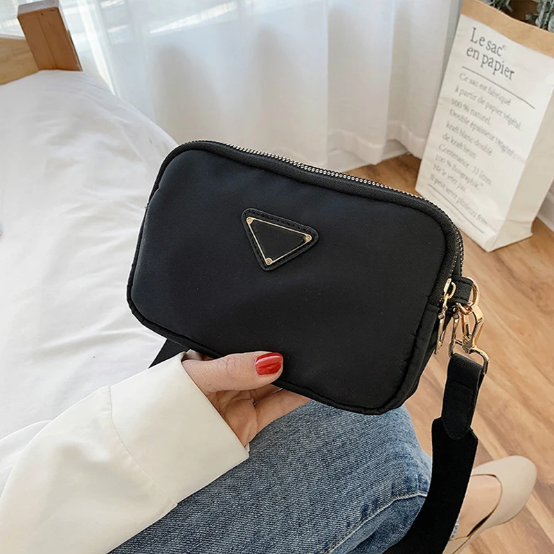 

Women Shoulder Bag Fashion Pure Color Casual Tote Outdoor Bag Canvas Handbag Messenger Bag Zipper Messenger Messenger Bags Handb