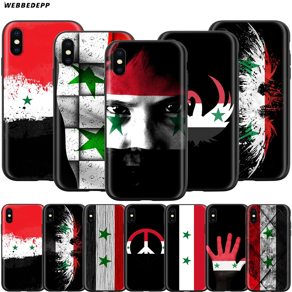 Webbedepp чехол с сирийским государственным флагом для Apple iPhone 12 Mini 11 Pro XS Max XR X 8 7 6 6S Plus 5