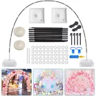 Подставка для воздушных шаров, украшение сделай сам для свадьбы, дня рождения, гирлянда, венок для будущей мамы, рамка, держатель фона, круглая подставка для шаров