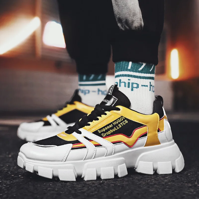 

Mens Jogging sneakers women Breathable Running Shoes Fashion Platform Men's Sneakers 44 Large Size Light Comfortable Casual