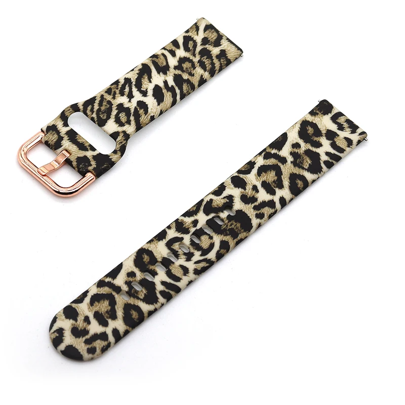 20mm Silicone Strap For Samsung Galaxy watch 4 3 41mm/Active 2 40mm/42mm Gear S3 Frontier Bracelet Huawei GT/2/2e Watchbands