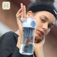 sports water bottles large capacity shaker bottle bodybuilding protein powder mixer tritan safe material outdoors cup with scale