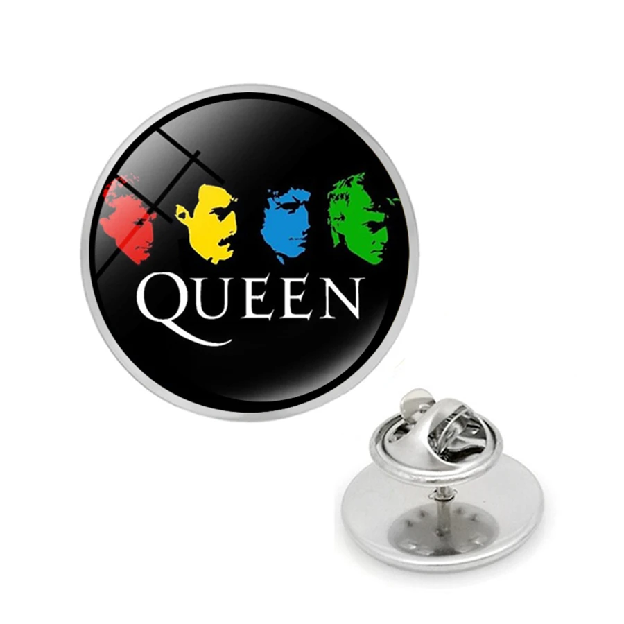 Мода поп и Рок Королева группа Броши нержавеющая сталь булавки ручной работы
