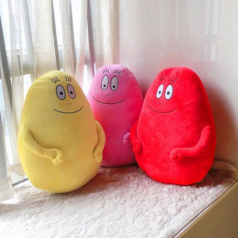 

60cm Barbapapa Plush Toy Big Size Soft Cartoon Anime Stuffed Pillows Doll Cushion Throw Pillow Toy for Children Kids Gift