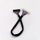 Кабель LVDS, 250 мм400 мм600 мм1 м, с крючками, 30 контактов, D8, двойной, 2 канала, 8 бит, Шаг 1,0 мм, для контроллера ЖК-дисплея 17-27