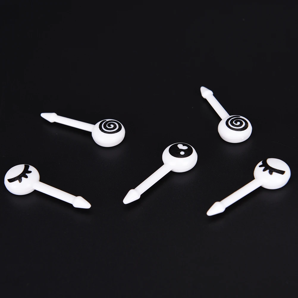 10 шт./лот милые пластиковые Фрукты зубочистка прекрасный глаз Мультфильм вилки