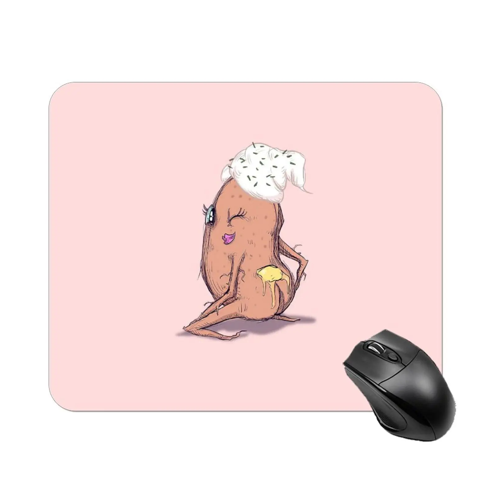 Дешевый резиновый коврик для мыши с изображением картофеля фантастический