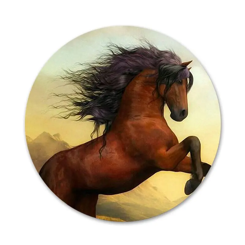 

Horse Animal Badge Brooch Pin Accessories For Clothes Backpack Decoration gift