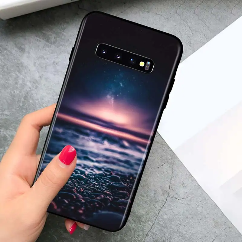 

Natural And Light for Samsung Galaxy S21 Ultra Plus Note 20 10 9 8 S10 S9 S8 S7 S6 Edge Plus Black Phone Case