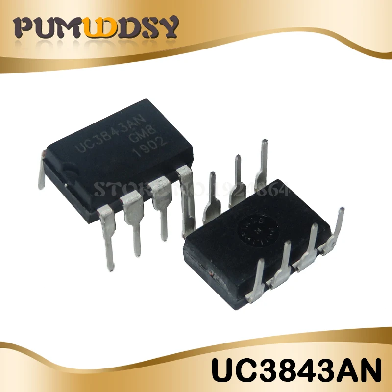 10 шт./лот UC3843AN UC3843A UC3843 3843 DIP8 DIP PWM импульсный преобразователь