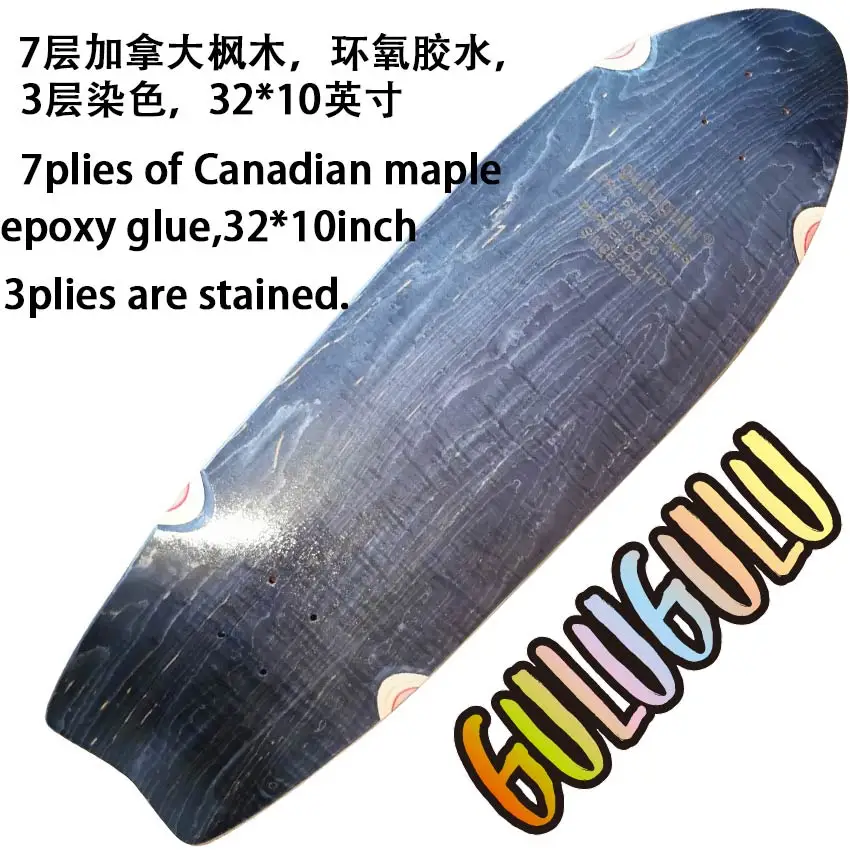 Высококачественный скейтборд для серфинга колода скейтборда канадский клен и