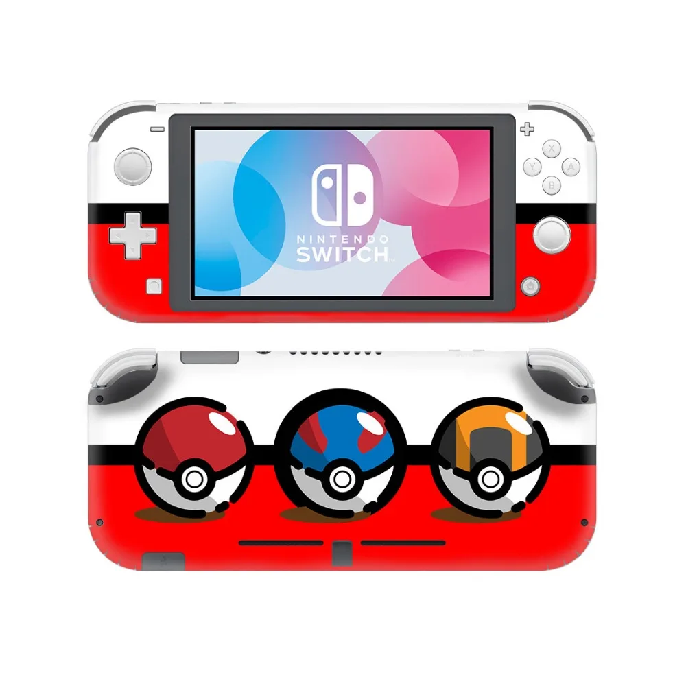 Pokemons Скины Виниловые наклейки для Nintendo Switch Lite консольный контроллер Защитная Наклейка настенный переключатель мини игровые аксессуары