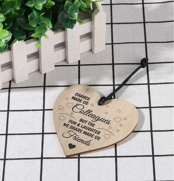 Деревянные слова знак памяти украшение для рождественской елки Декор Винтаж Шик