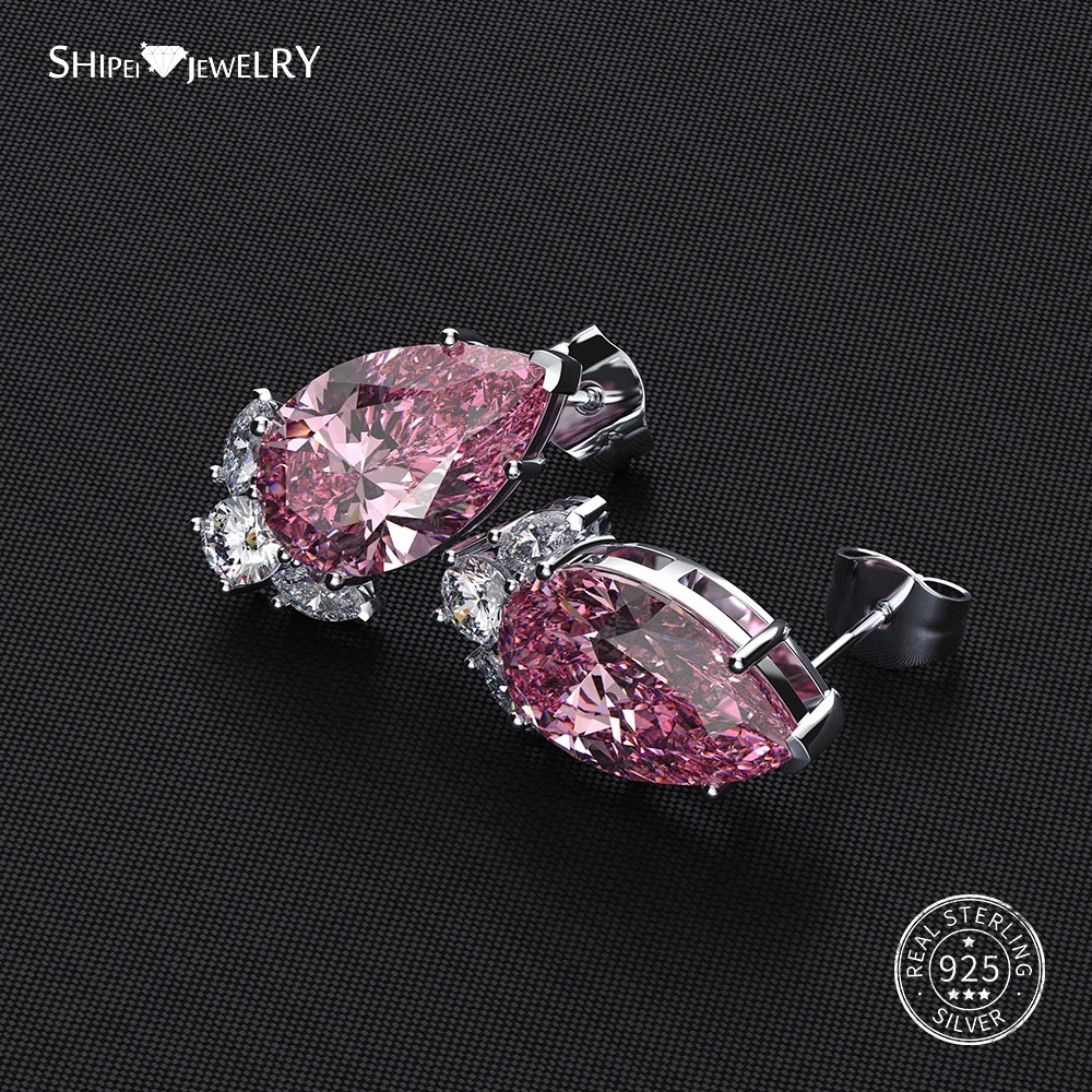 Женские серьги гвоздики из серебра 100% пробы с сапфиром|Серьги-гвоздики| |