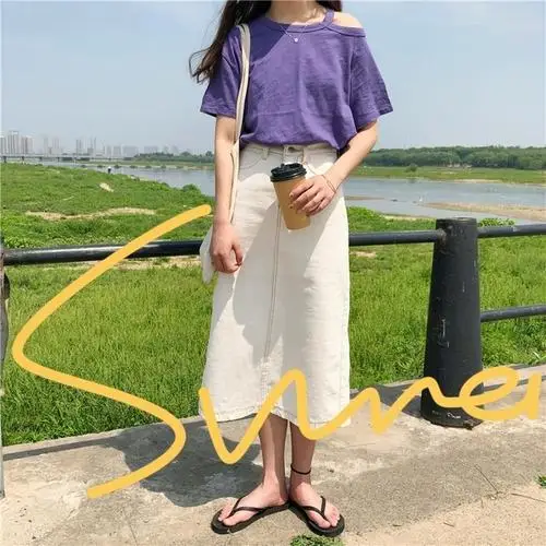 

Tops T Shirt Women Short Sleeve gold Tshirt fuchsia