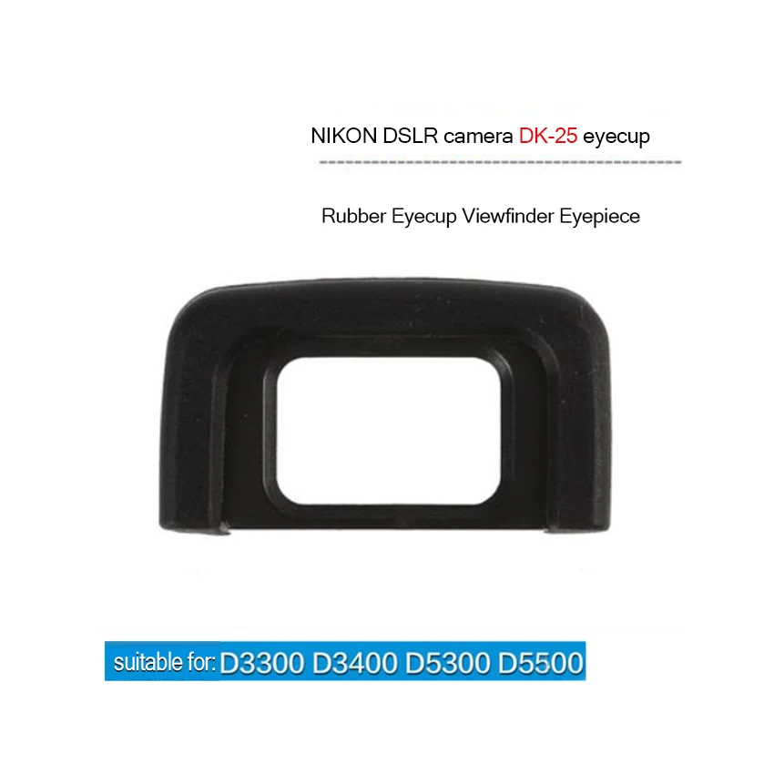 1 шт. DK 25 черный резиновый наглазник видоискатель окуляр для NIKON Камера DSLR D5600 D5500