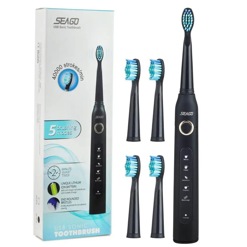 /4/5 шт/набор электрическая зубная щетка Сменная головка щетки для SEAGO 949/507/610/659 |