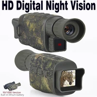 monocular infrared night vision device hd camera outdoor day and night digital telescope for hunting tactical accessories nv1000