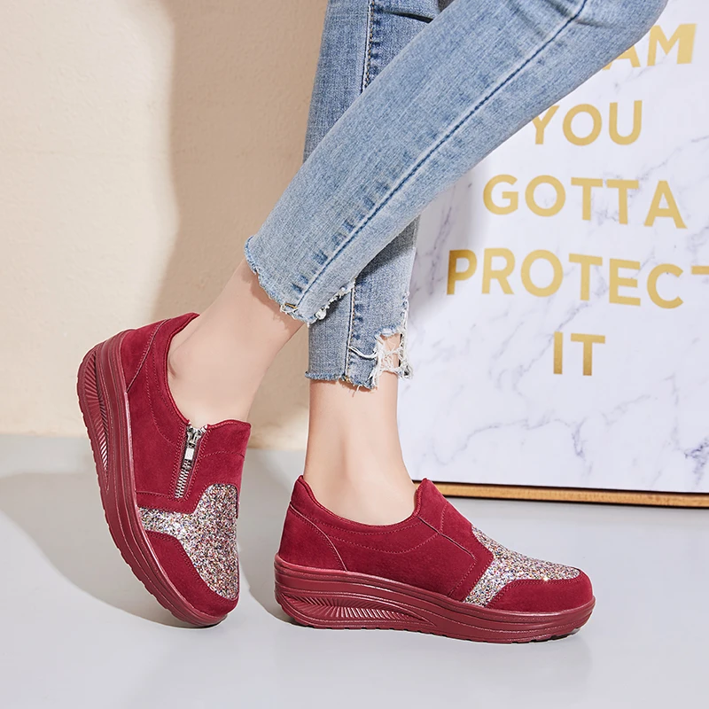 MINIKA/Женская Тонизирующая обувь сезон зима-весна для похудения Прогулочные