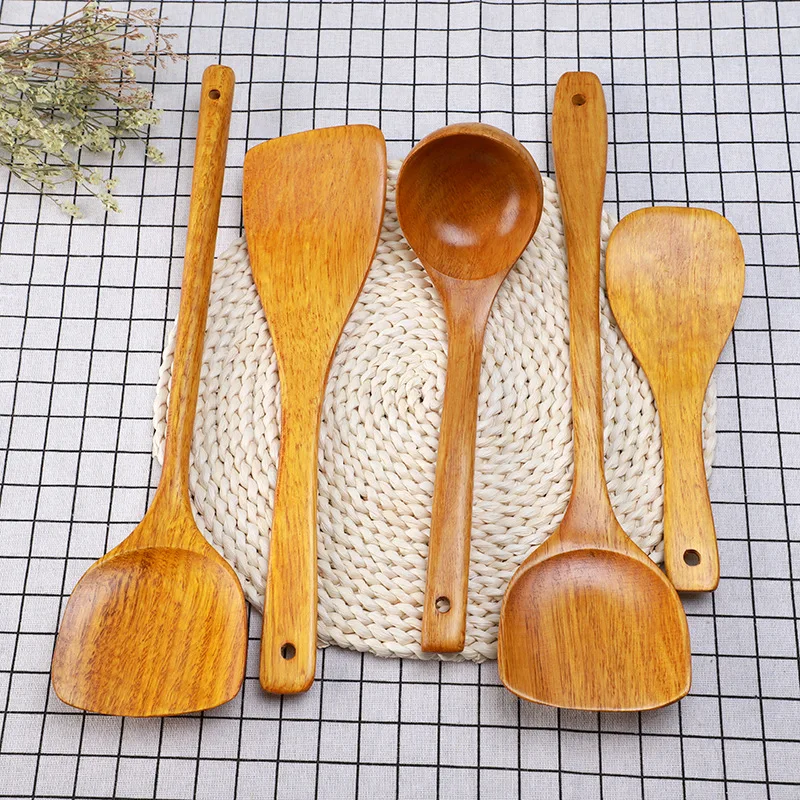 Деревянная лопата деревянная ложка кухонная набор ложек | Дом и сад