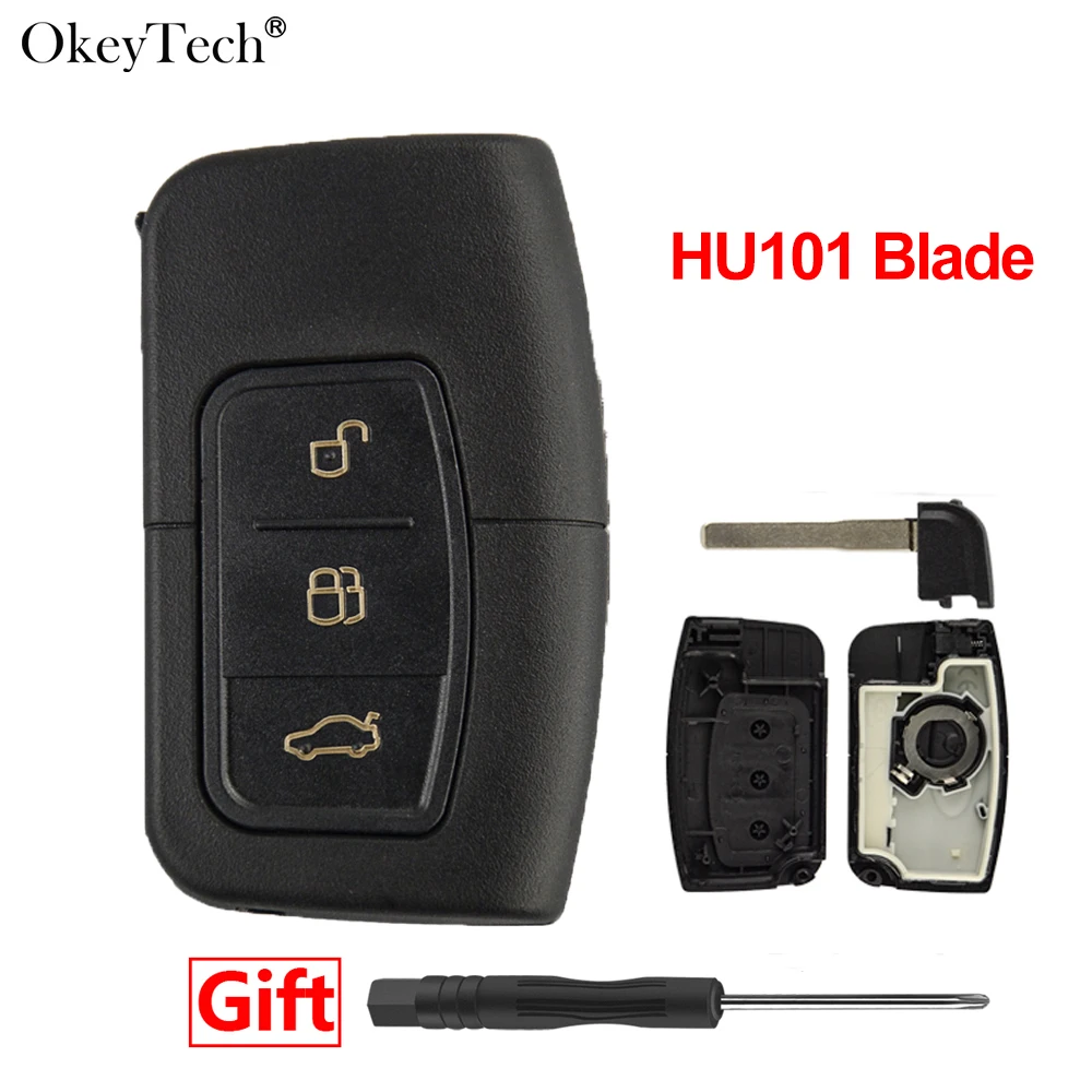 Чехол для автомобильного ключа OkeyTech HU101 модифицированный складной чехол брелок с