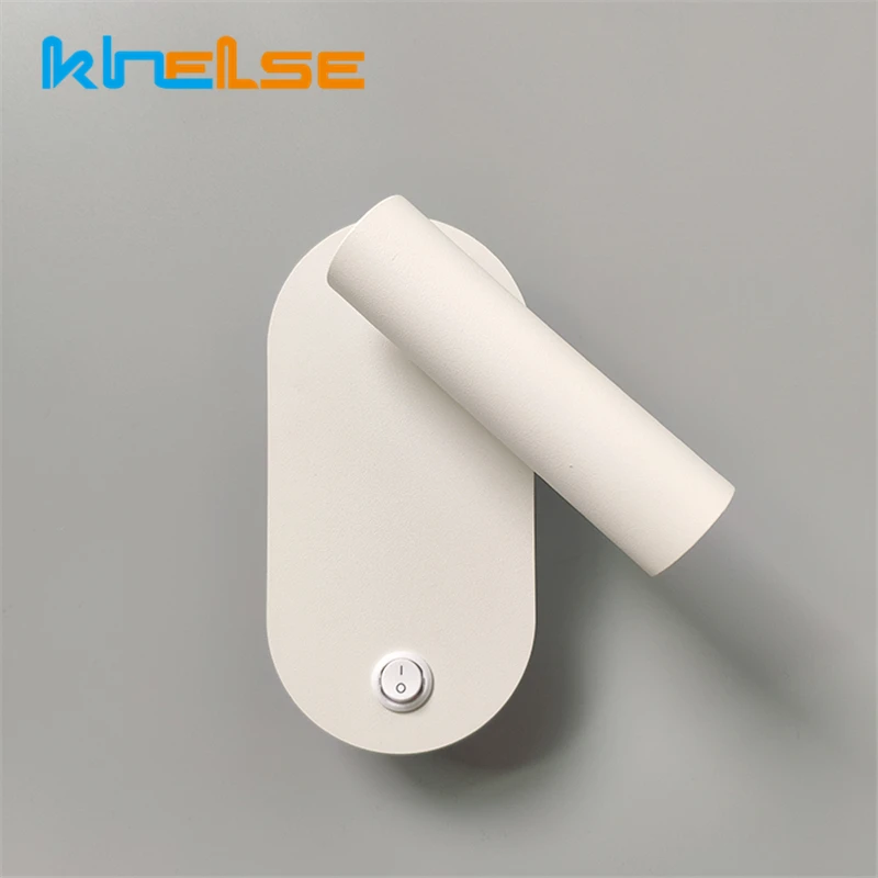 Овальные прикроватные светодиодные Настенные светильники с переключателем