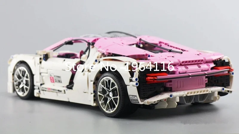 Новая техническая серия 2000 ограниченная Модель EB 16/4 Розовая модель bugatti мини