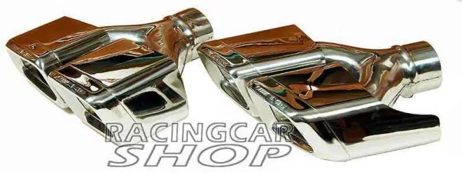 S63 S65 AMG стиль двойные выхлопные наконечники трубы подходит для Mercedes Benz W212 E350 E500 E550