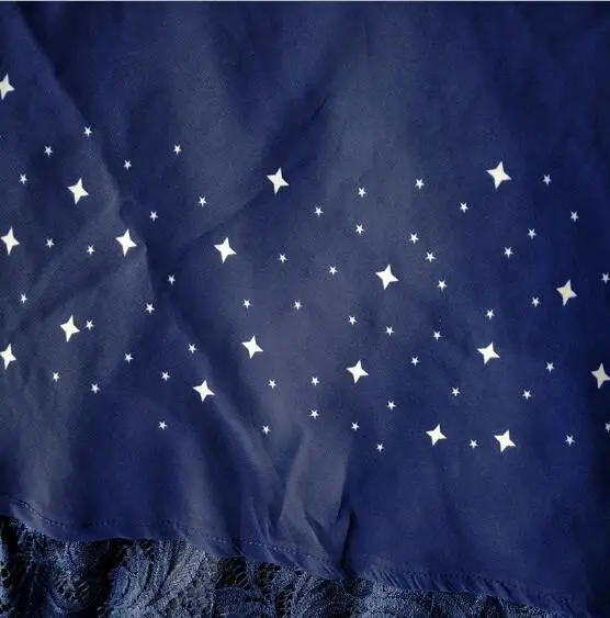 Женское шифоновое платье с рукавом 3/4 однотонное летнее кружевное большого