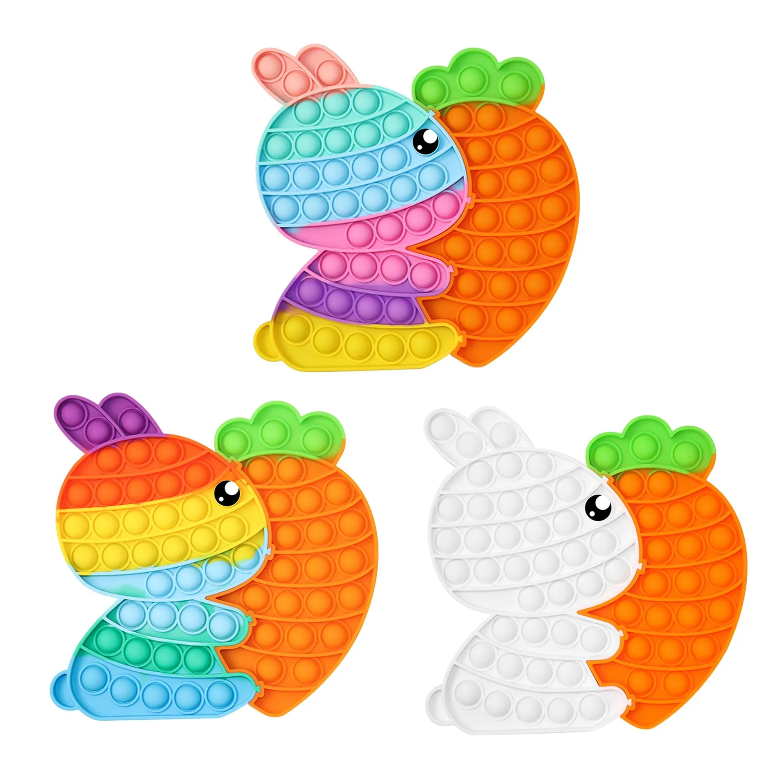 

Силиконовые Игрушки Для сенсорного стола, декомпрессионная настольная головоломка, игрушка Для декомпрессии, радужные пузырьки, Игрушки-а...