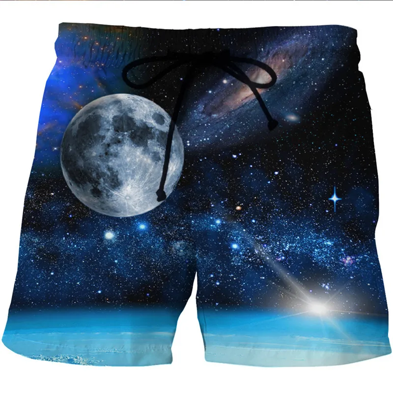

Mens Quick Dry Summer Beach Board Boxer Shorts Trunks 2022 Brand 3D Space Galaxy Printed Men Hip Hop Boardshorts Beachshorts 6XL