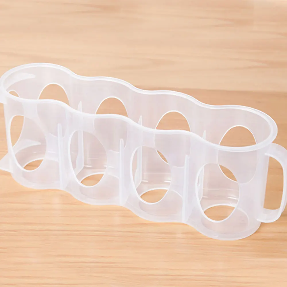 

4pcs/pack Plastic Soda Can Storage Holder Refrigerator Cans Storage Box Fridge Rack Space Saver Refrigerator Acessories