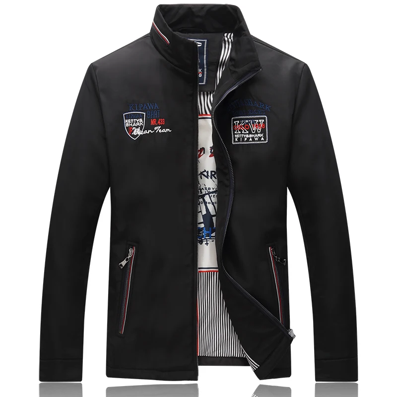Акула для мужчин s куртки Eden Slim Fit Aeronautica наивысшего качества Повседневная брендовая одежда верхняя одежда Новейший парк весна осень Мужская куртка