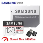 Карта памяти microSD SAMSUNG PRO, U1 4K, класс 10, 128 ГБ, 32 ГБ, 64 ГБ