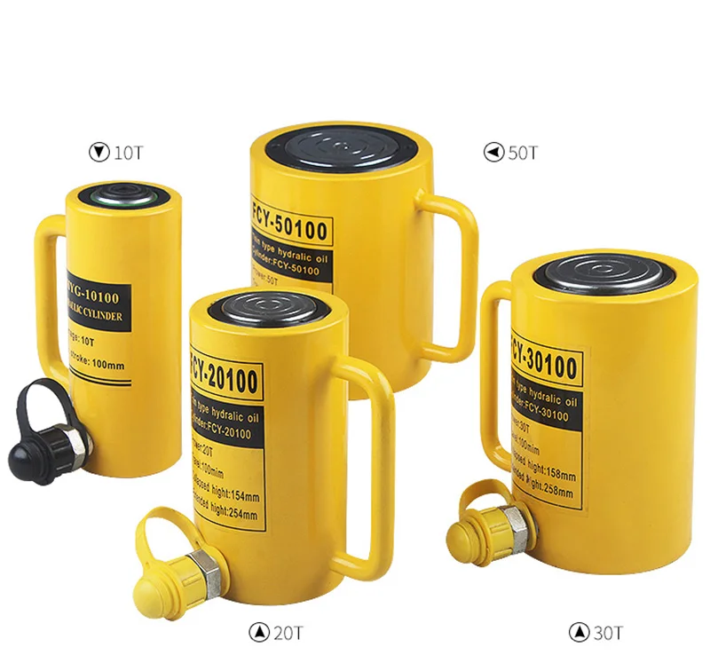 RSC 10050 100T50mm ультра тонкий Джек короткий гидравлический домкрат отдельные 100 тонн