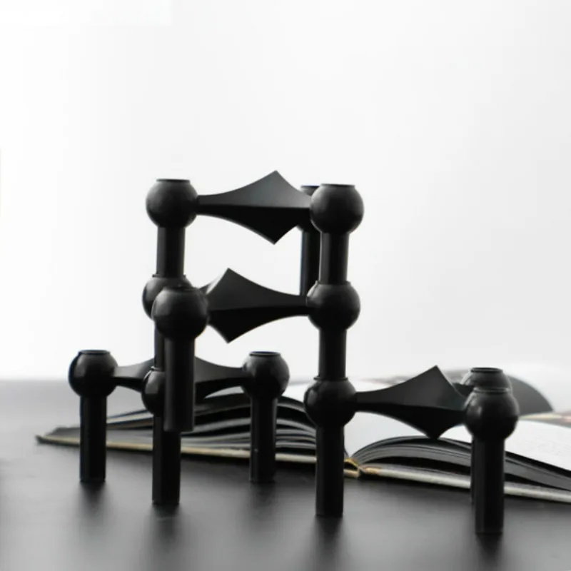 

Роскошный Золотой подсвечник в скандинавском стиле, креативный современный геометрический Металлический Подсвечник «сделай сам», серебря...