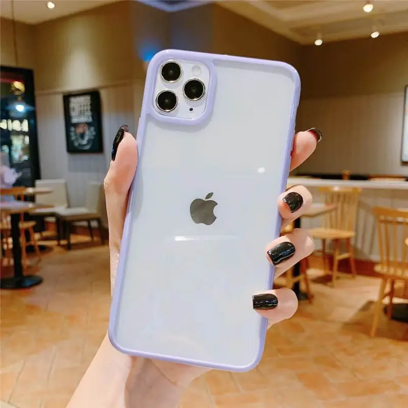 Противоударный чехол карамельного цвета для телефона iPhone 12 SE 2020 11 11Pro Max XR XS X 7 8 Plus
