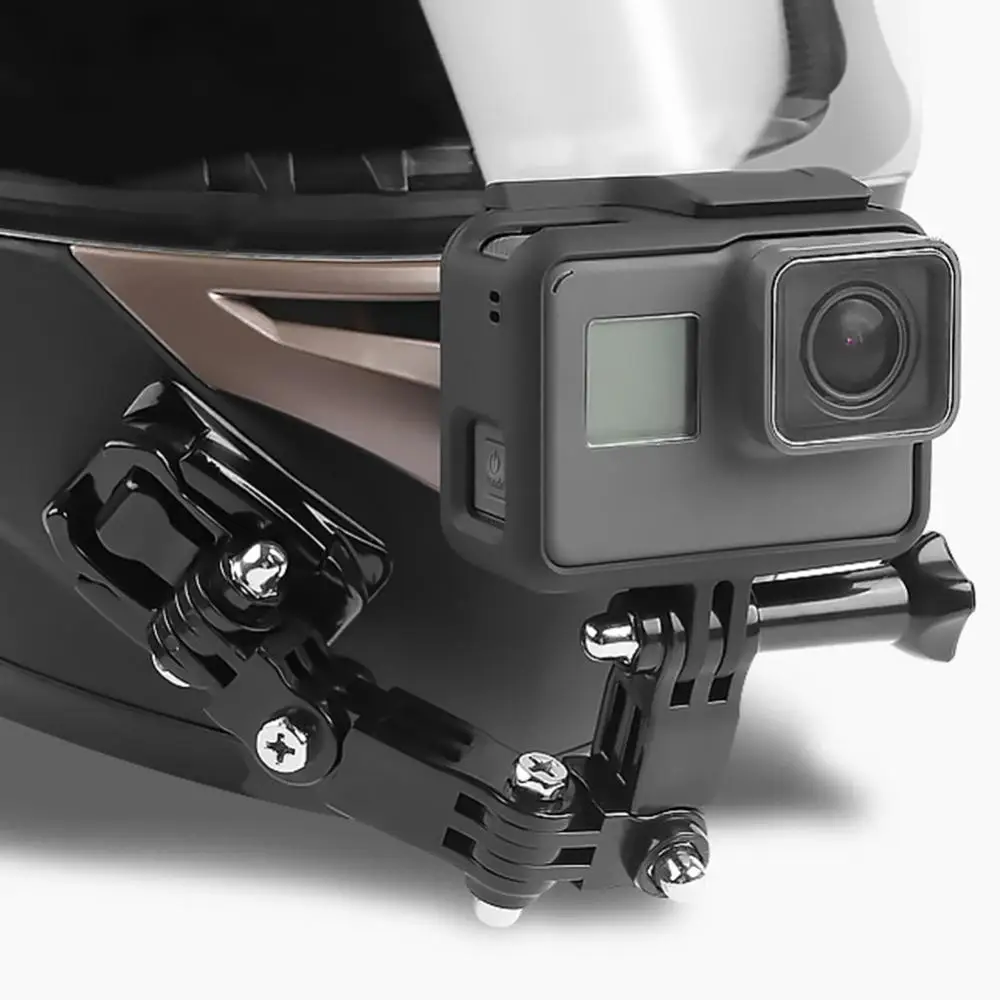 Регулируемое крепление на шлем подбородок J-Hook Buckle клейкая подкладка для GoPro Xiao-mi