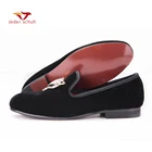 Эдер Schuh Newstyle Бархатные мужские туфли с рисунком лисичек, стразы, подходит для свадьбы, лоферы для женщин; Дымчатой расцветки Туфли без каблуков Размеры, американский размер 6-14