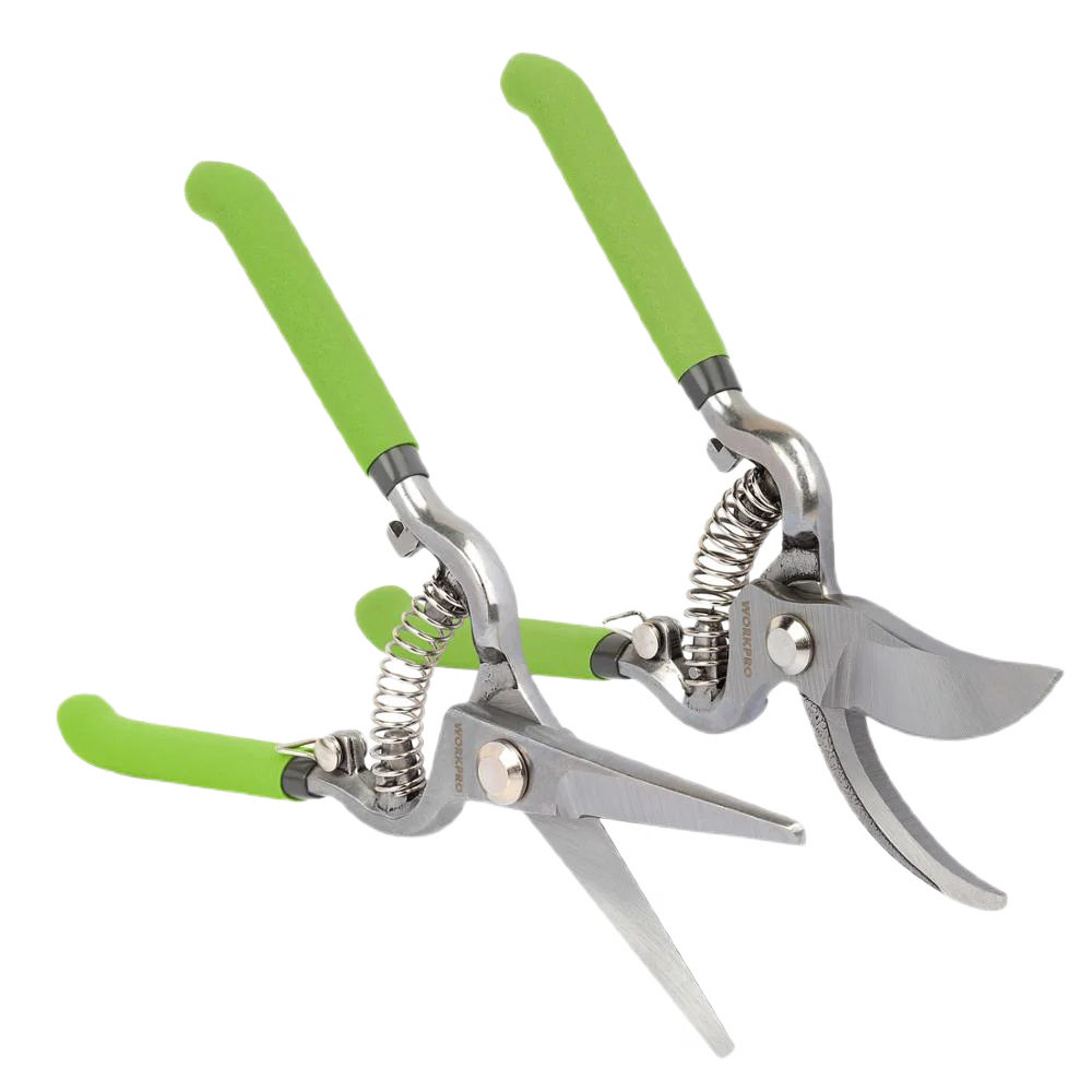 

2pcs Pruning Scissors Grafting tool Gardener Scissor Secateurs Fruit Tree Branch Cutting Shears Garden Scissors Picking Tool 8"