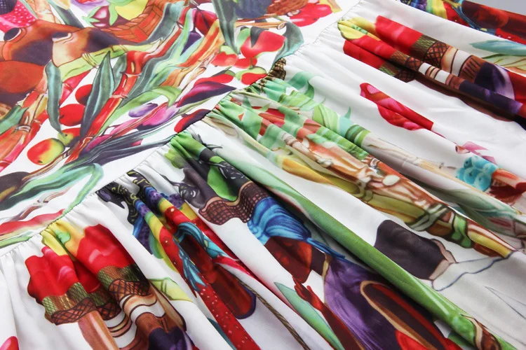 Высокое качество новейшая мода подиум отложной воротник макси платье для женщин