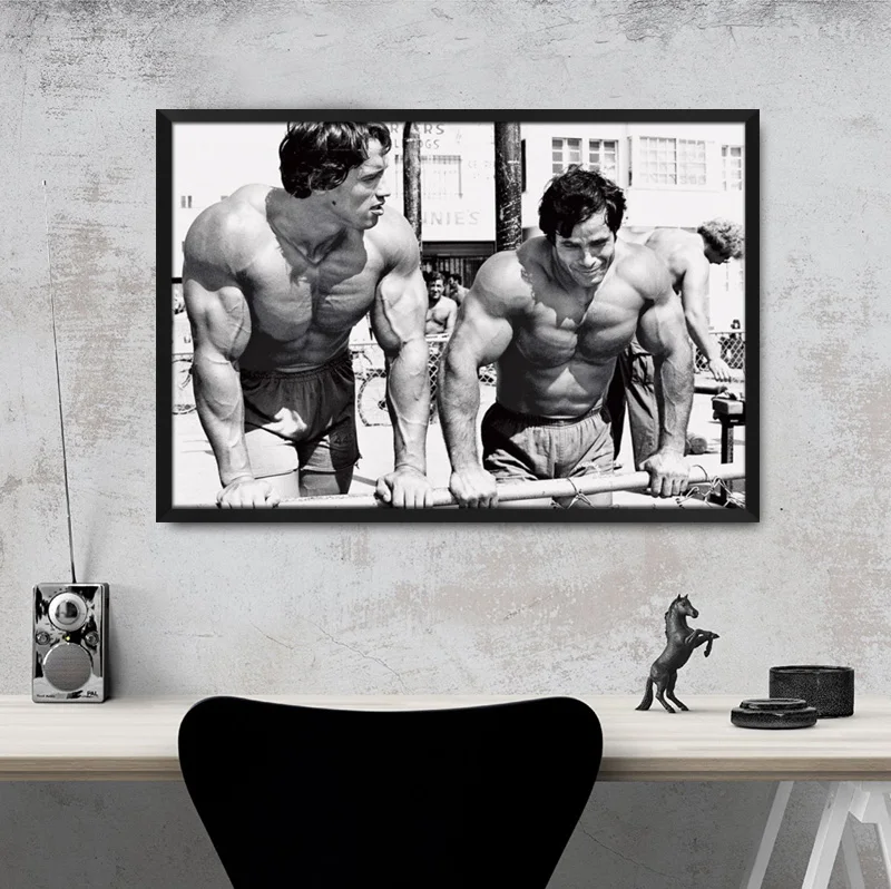 Художественный плакат Арнольда и Франко Бодибилдинг печатная фотобумага