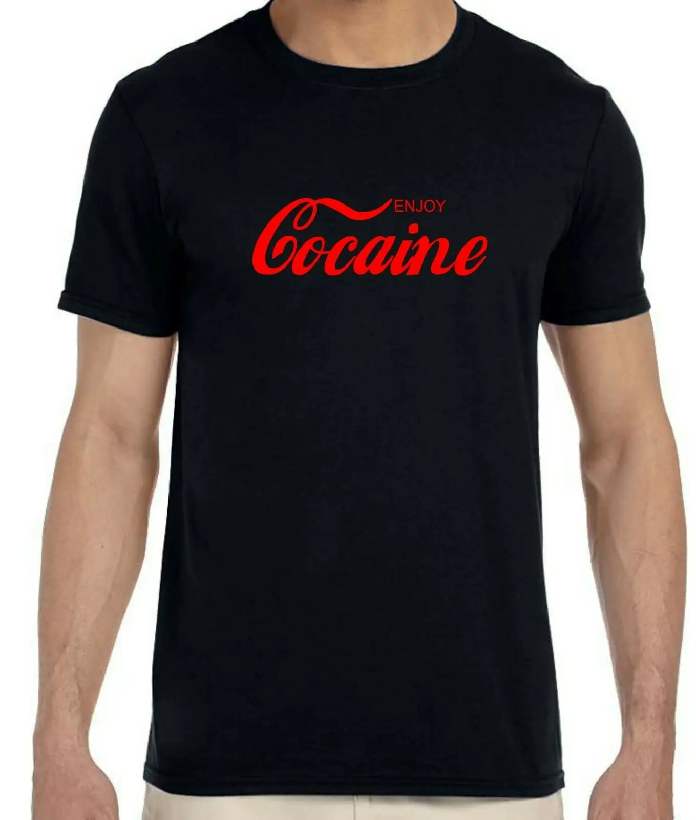 

2020 Fashion Enjoy Cocaine Men'S T-Shirt, Funny, Adult Fun Tees