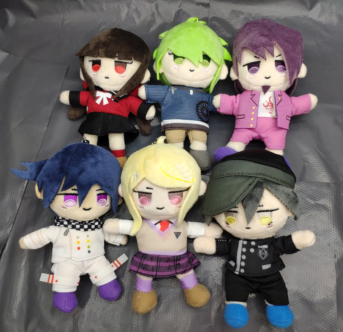 Набор из 6 плюшевых брелоков в стиле аниме Danganronpa V3 Dangan Ronpa Oma Kokichi|Персонажи