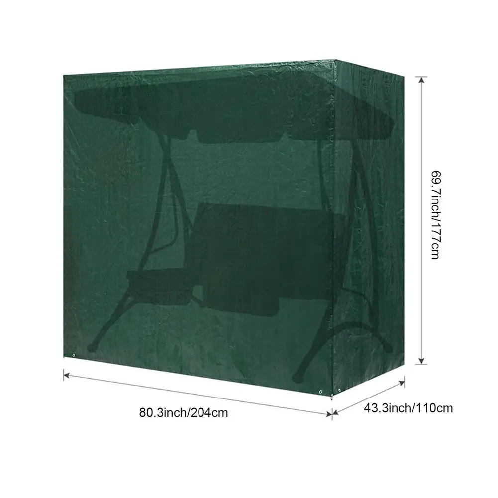 

Garden Swing Cover Hammock Patio Cover Waterproof Outdoor Yard Hanging Chair Protective Cover UV Sun Rain Protective Cover