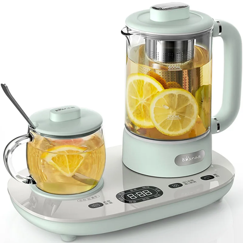 

220V Household Electric Glass Kettle Automatic Scented Tea Cooking Pot Multi Stewing Cooker Health Preserving Pot EU/AU/UK/US