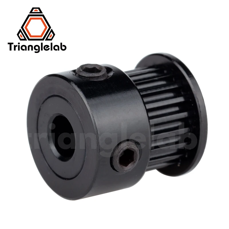 Trianglelab черный 2GT 20 6 мм P5 зубы Алюминий зубчатый шкив для синхронный ремень