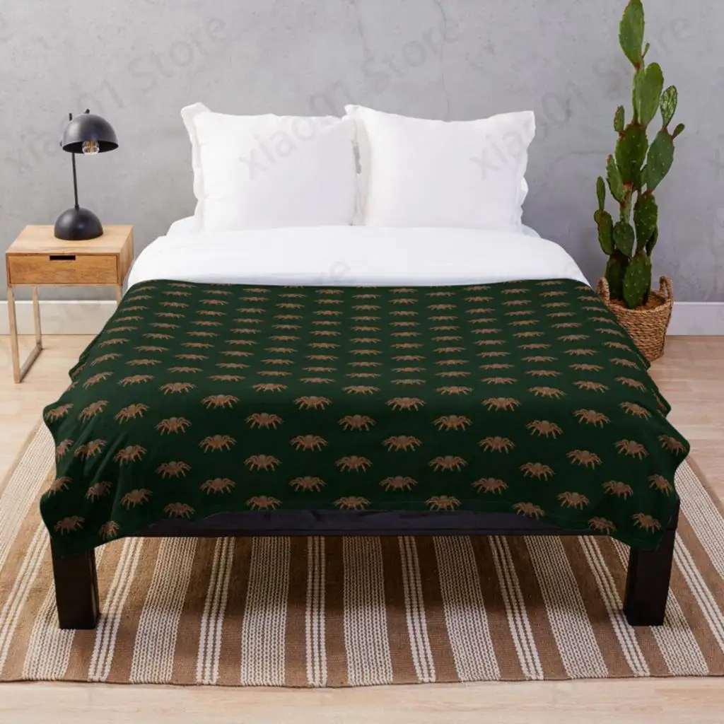 

spider Throw Blanket Sherpa Bedspread Blanket Picnic soft Blankets