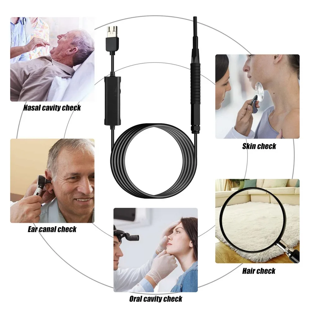 

Ear Endoscope Wifi 10 accessories HD Ear Cleaning Endoscope USB Mini Camera Pen Ear Spoon Ear Cleaning Tool Mouth Nose Otoscope